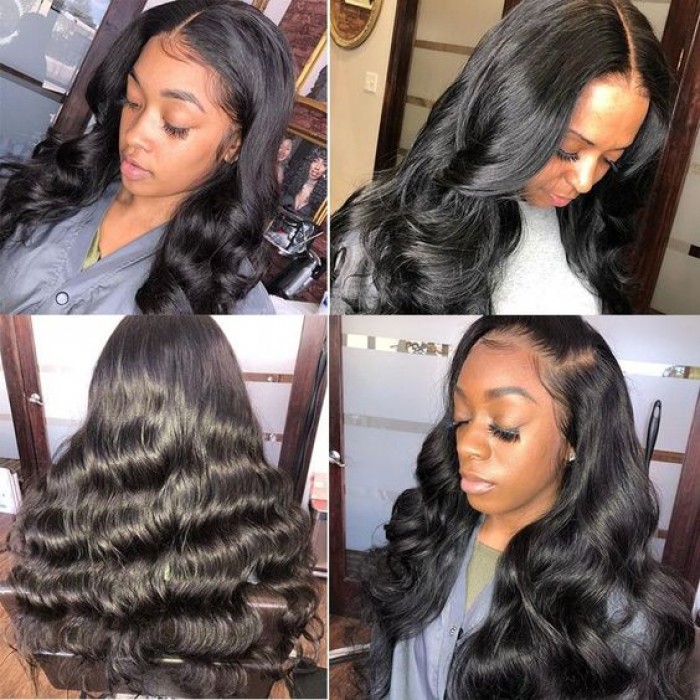 Wig Full Lace 150% Density Body Wave Virgin Hair 24"